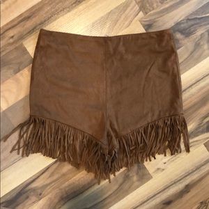 Indian Boho fridge shorts - brown